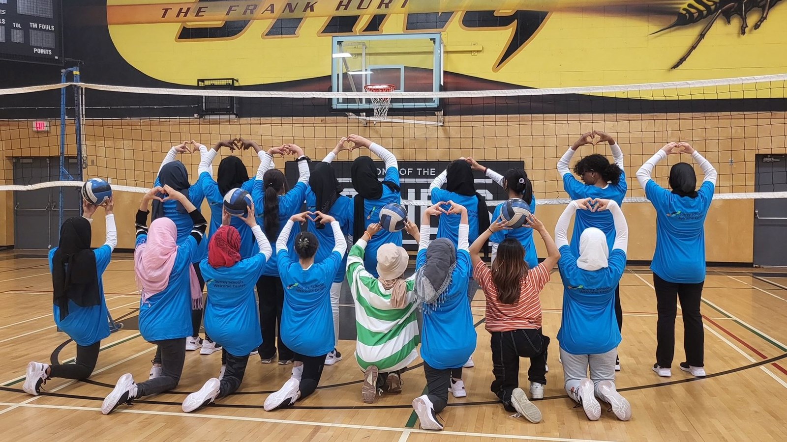 Welcome Centre sets up girls volleyball program for Afghanistan refugees